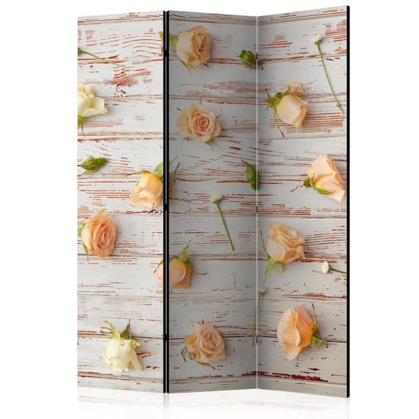 Rumsavdelare / Skärmvägg - Wood & Roses