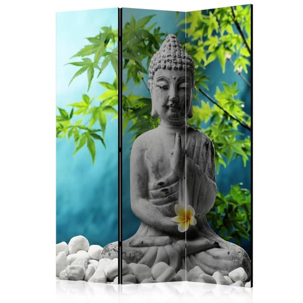 Rumsavdelare / Skärmvägg - Buddha: Beauty of Meditation 135x172