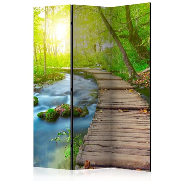 Rumsavdelare / Skärmvägg - Green forest 135x172