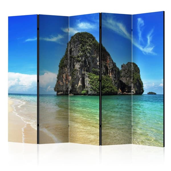 Rumsavdelare / Skärmvägg - Exotic landscape in Thailand, Railay beach II 225x172
