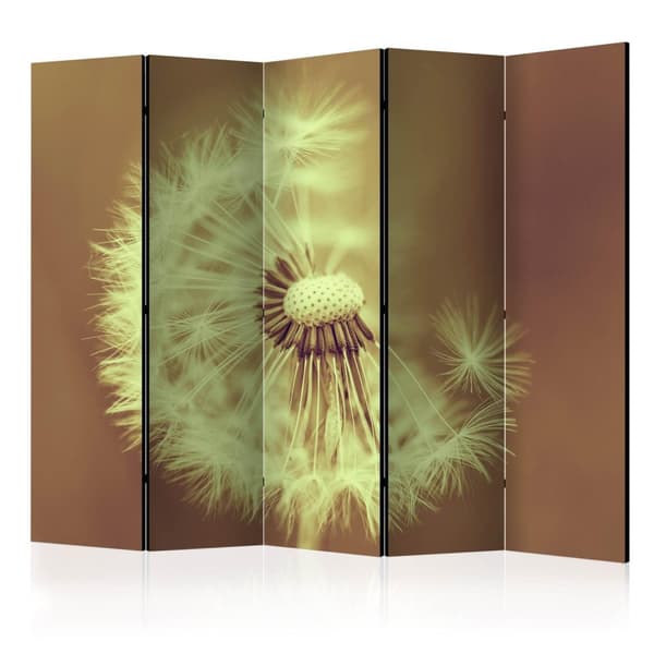 Rumsavdelare / Skärmvägg - dandelion (sepia) II 225x172