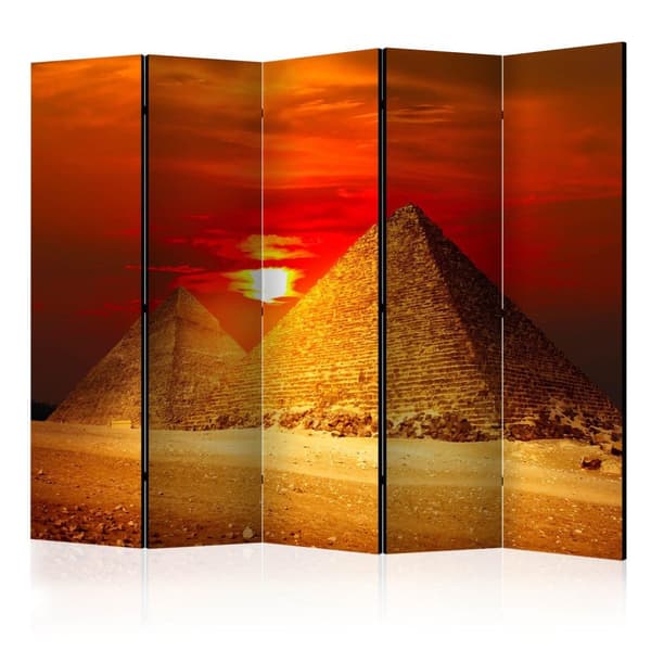 Rumsavdelare / Skärmvägg - The Giza Necropolis - sunset II 225x172
