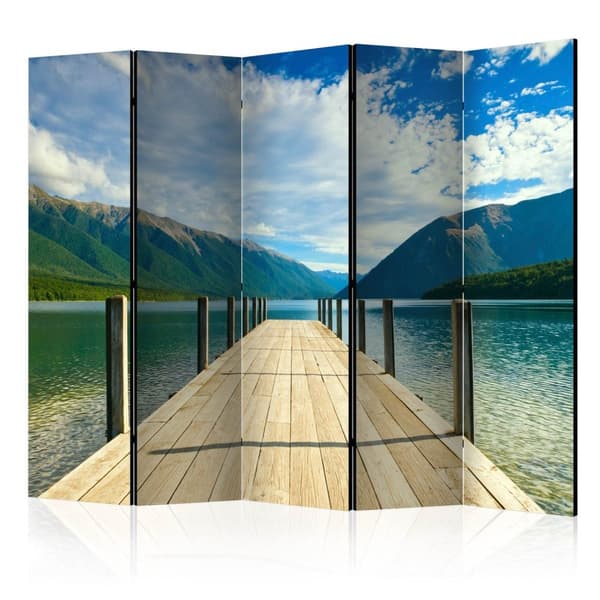 Rumsavdelare / Skärmvägg - Mountain lake bridge II 225x172