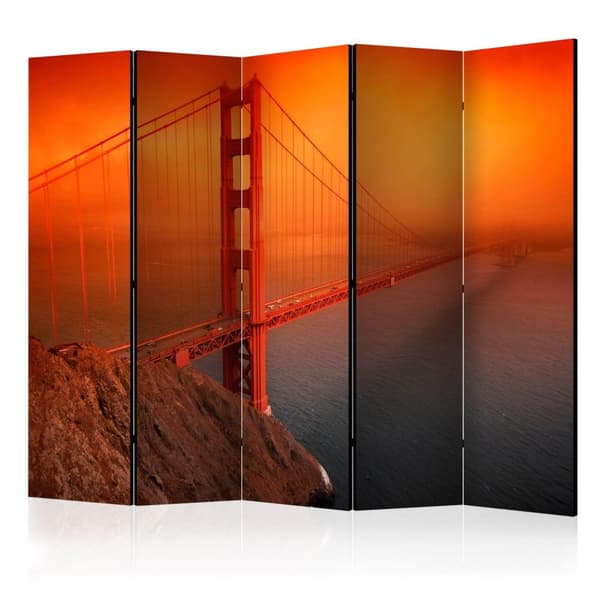 Rumsavdelare / Skärmvägg - Golden Gate Bridge II 225x172