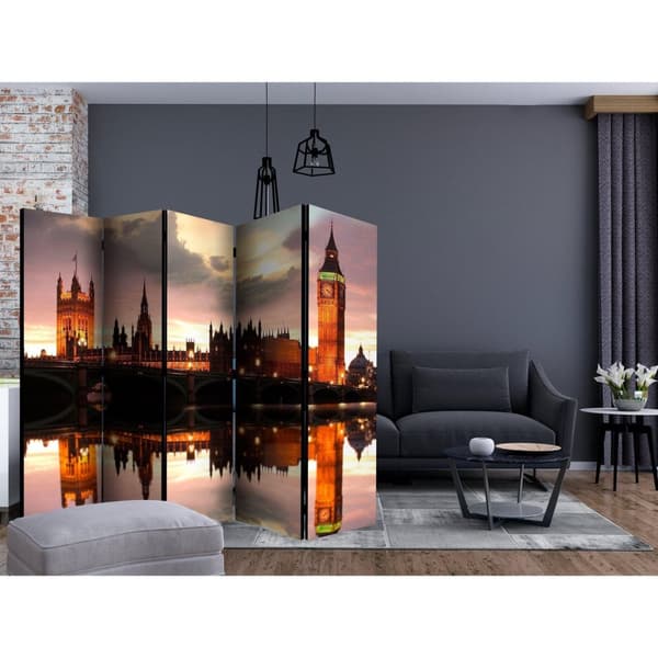Rumsavdelare / Skärmvägg - Big Ben in the evening, London II