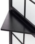Miniatyrbilde 7 av 10: Romdeler Svart furu Tre Syntetisk materiale 4 Paneler Sammenleggbar Dekorativ Skjerm Skillevegg Stue Soverom Tradisjonell Des