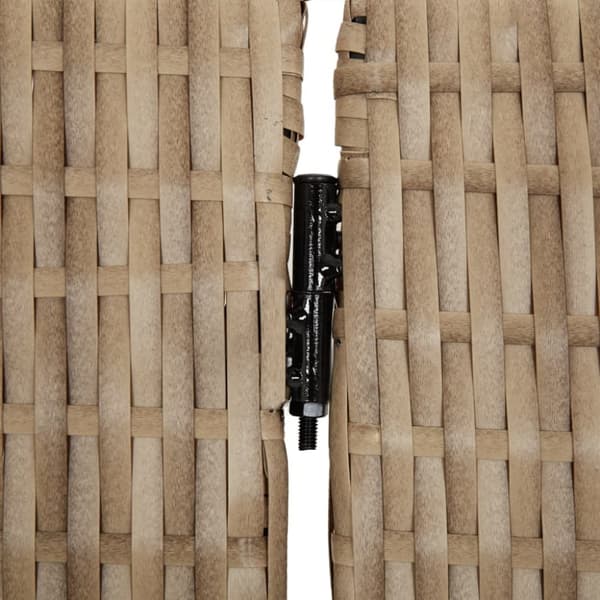 vidaXL Rumsavdelare 4 paneler beige konstrottning