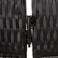 Miniatyrbillede 6 af 9: vidaXL rumdeler 5 paneler polyrattan sort