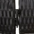 Miniatyrbillede 6 af 9: vidaXL rumdeler 4 paneler polyrattan sort