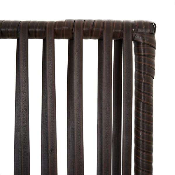 vidaXL Romdeler 4 paneler brun polyrotting