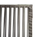 Miniatyrbillede 5 af 9: vidaXL rumdeler 4 paneler polyrattan grå