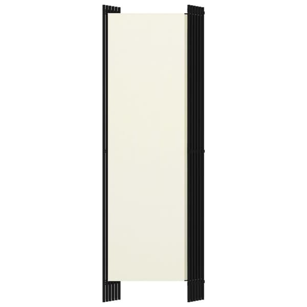 6-panels rumdeler 300 x 180 cm hvid