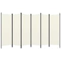 Miniatyrbillede 2 af 6: 6-panels rumdeler 300 x 180 cm hvid