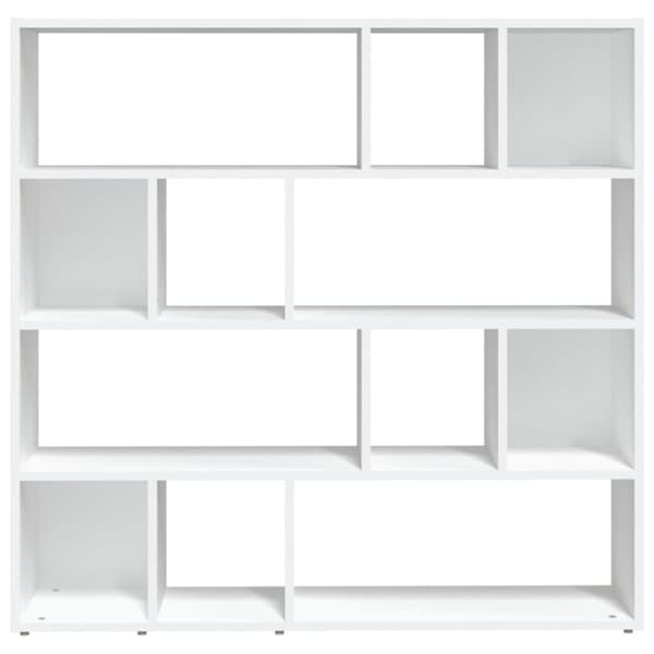 bogreol/rumdeler 105x24x102 cm hvid