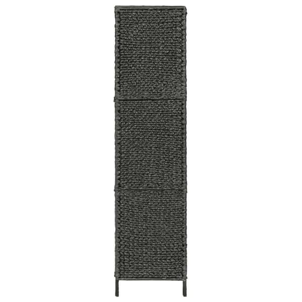 rumdeler med 5 paneler 193 x 160 cm vandhyacint sort