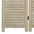 Miniatyrbillede 6 af 8: 6-panels rumdeler 210x165 cm massivt kejsertræ