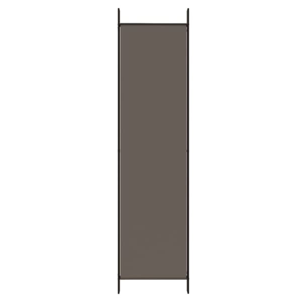 4-paneelinen Tilanjakaja antrasiitti 200x220 cm kangas