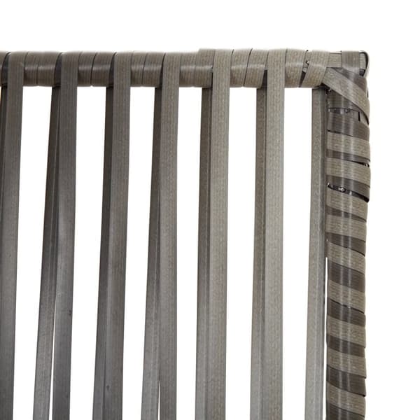 rumdeler 4 paneler polyrattan grå