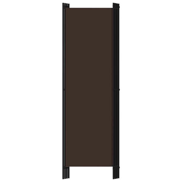 4-panels rumdeler 200 x 180 cm brun