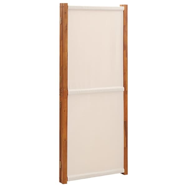 3-panels rumdeler 210x180 cm cremefarvet