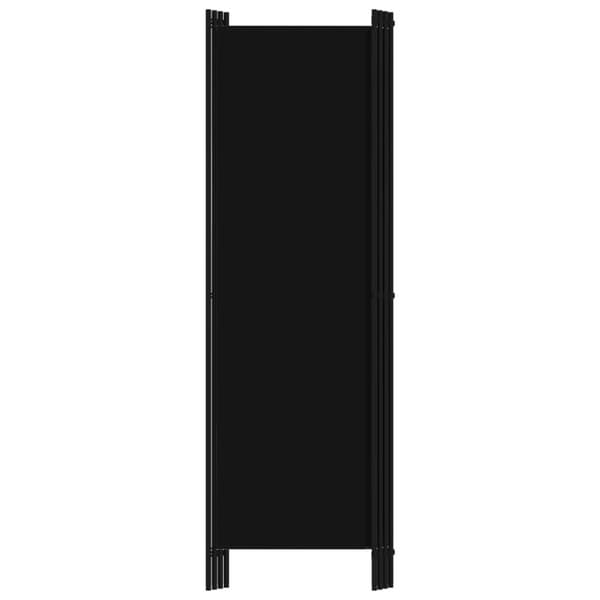 4-panels rumdeler 200 x 180 cm sort