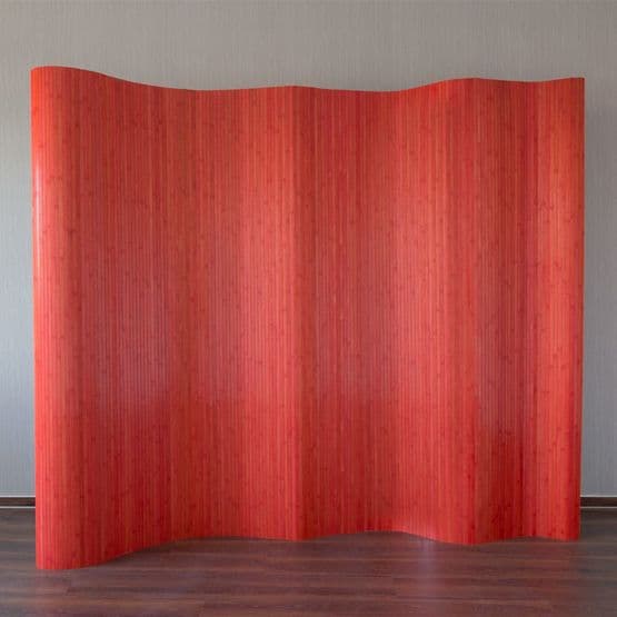Rumdeler - Bambus 200x250 Cm Rød