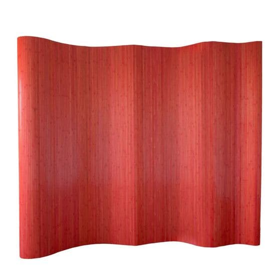 Rumdeler - Bambus 200x250 Cm Rød