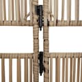 Miniatyrbillede 6 af 9: vidaXL rumdeler 5 paneler polyrattan beige