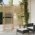 Miniatyrbillede 9 af 9: vidaXL rumdeler 6 paneler polyrattan beige