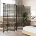 Miniatyrbillede 3 af 9: vidaXL rumdeler 6 paneler polyrattan brun