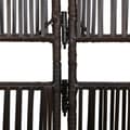 Miniatyrbillede 7 af 9: vidaXL rumdeler 6 paneler polyrattan brun