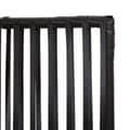 Miniatyrbillede 5 af 9: vidaXL rumdeler 3 paneler polyrattan sort