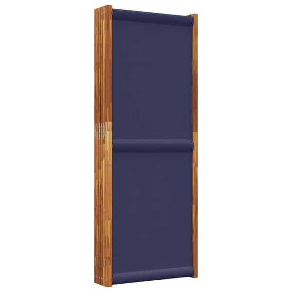 vidaXL 6-panels rumdeler 420 x 180 cm mørkeblå