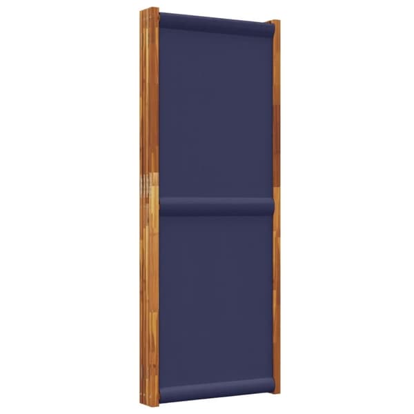 vidaXL Romdeler 4 paneler mørkeblå 280x180 cm