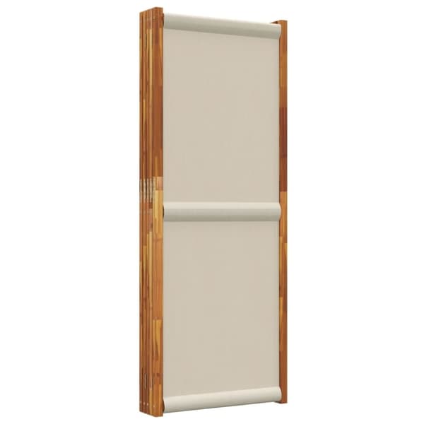 vidaXL 5-panels rumdeler 350 x 180 cm lysegrå