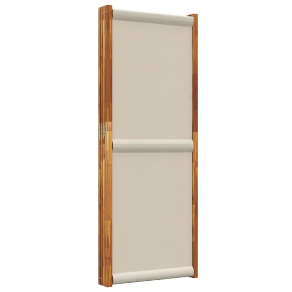 vidaXL 4-panels rumdeler 280 x 180 cm lysegrå