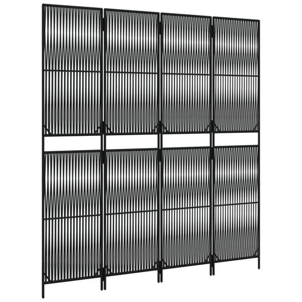 rumdeler 4 paneler polyrattan sort