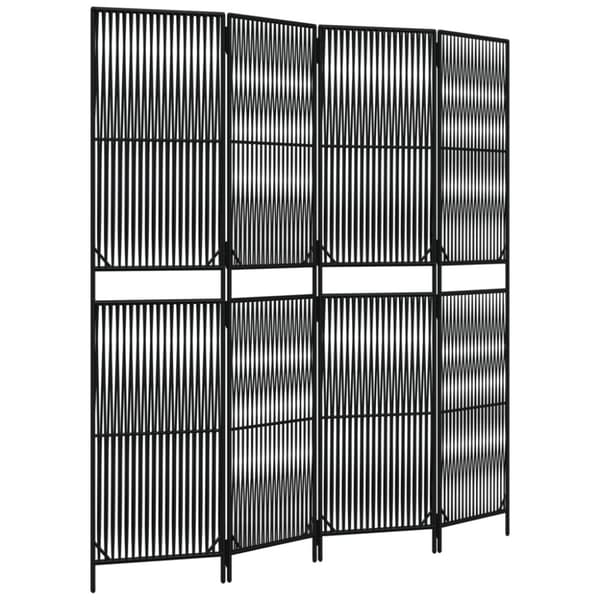 rumdeler 4 paneler polyrattan sort