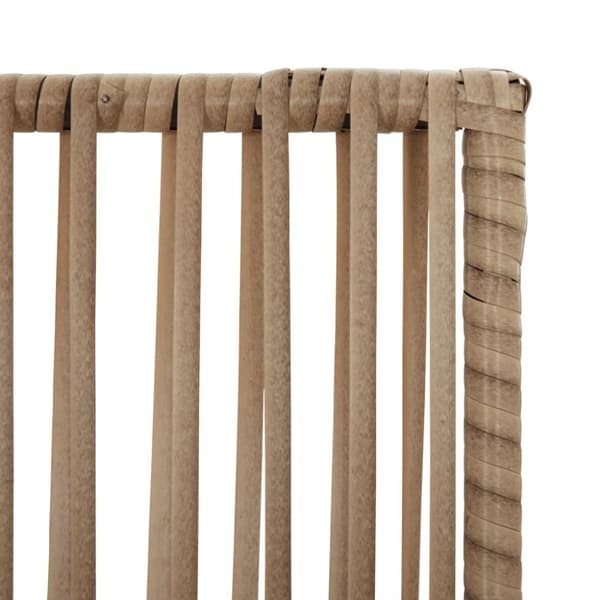rumdeler 5 paneler polyrattan beige