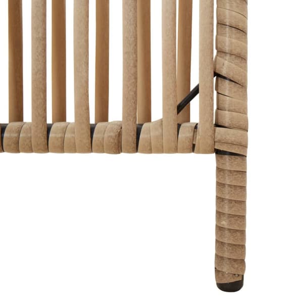 rumdeler 5 paneler polyrattan beige