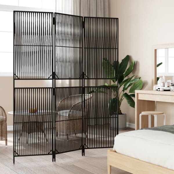 rumdeler 3 paneler polyrattan sort