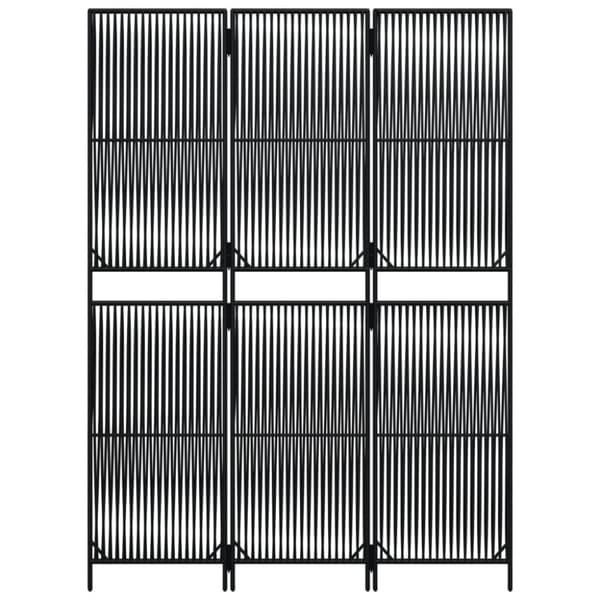 rumdeler 3 paneler polyrattan sort