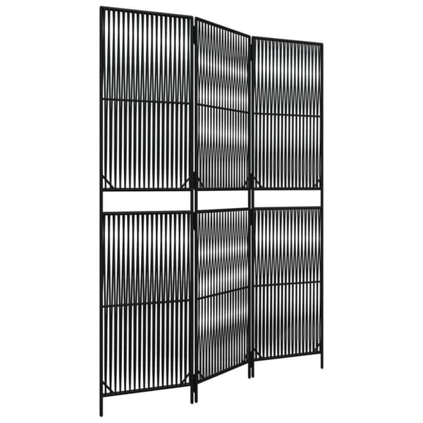 rumdeler 3 paneler polyrattan sort