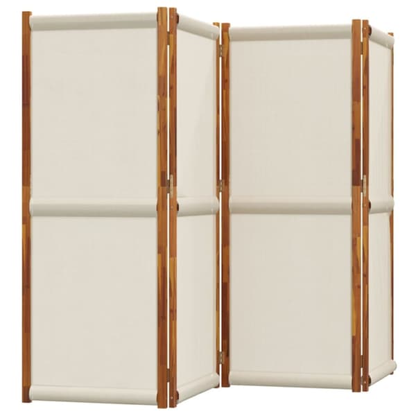 4-panels rumdeler 280 x 180 cm lysegrå