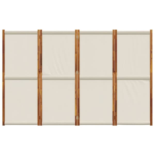 4-panels rumdeler 280 x 180 cm lysegrå