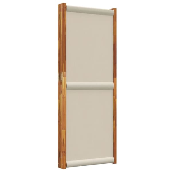 4-panels rumdeler 280 x 180 cm lysegrå