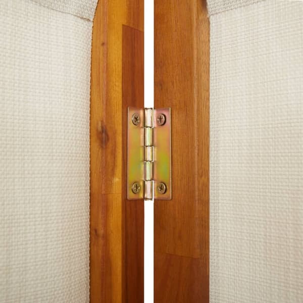 4-panels rumdeler 280 x 180 cm lysegrå