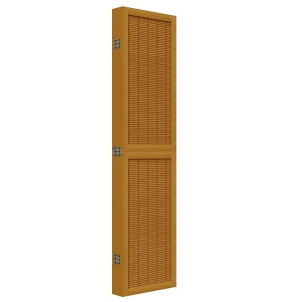vidaXL Romdeler 6 paneler brun heltre keisertre