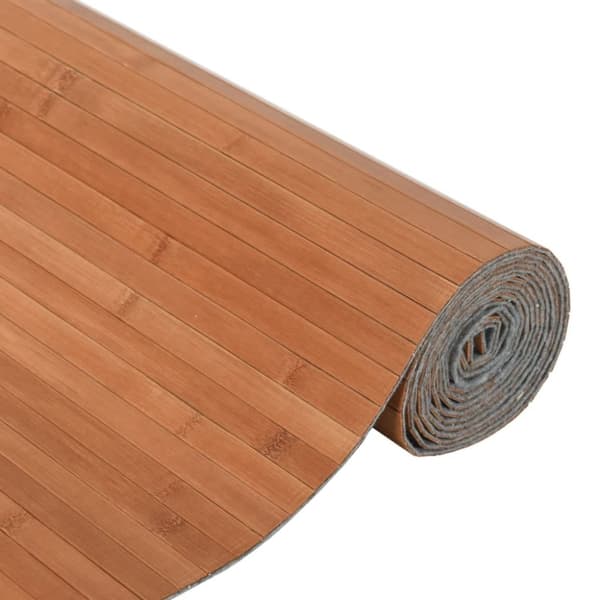 vidaXL Romdeler brun 165x400 cm bambus