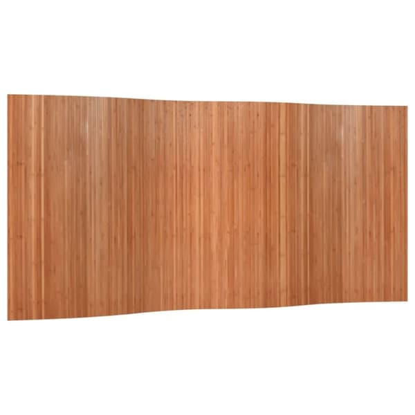 vidaXL Romdeler brun 165x400 cm bambus